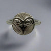 Ron Jackson Hand Crafted 1/2" Silver Circle Comfort Rings - Ron Jackson - Silver Ring - House of Himwitsa Art Gallery