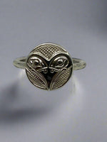 Ron Jackson Hand Crafted 1/2" Silver Circle Comfort Rings - Ron Jackson - Silver Ring - House of Himwitsa Art Gallery