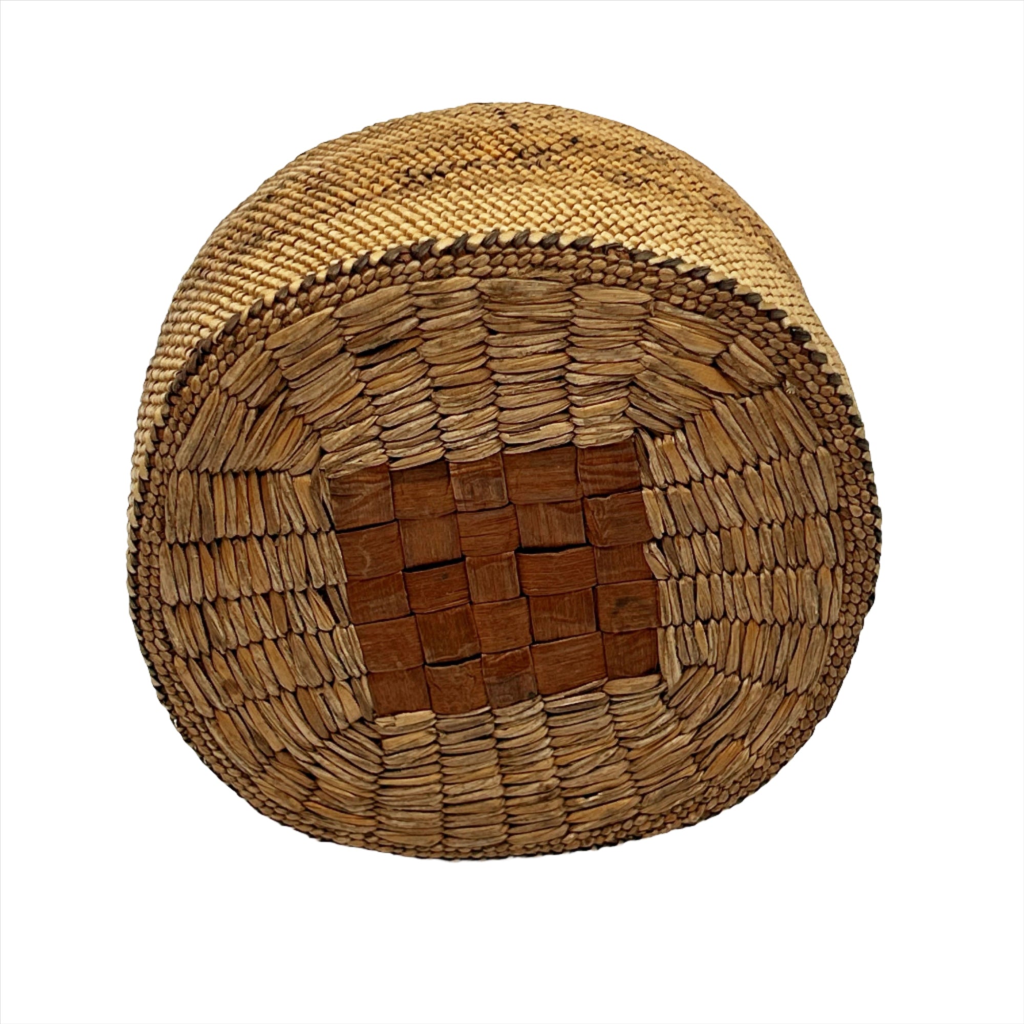 Woven Basket Artist Unknown Circa 1920's - House Of Himwitsa - Basketry - House of Himwitsa Art Gallery