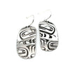 Grant Pauls Sterling Silver Earrings Inner Ovoid