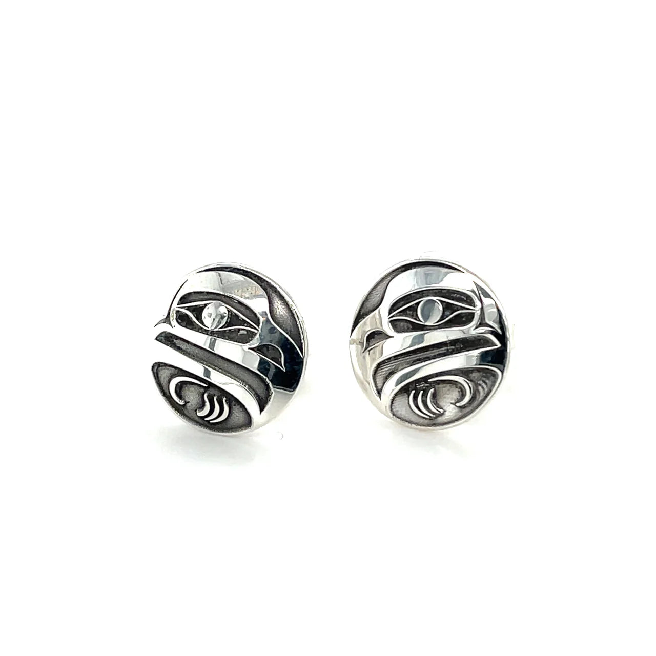 Grant Pauls Stud Earrings Eagle - Grant Pauls - Silver Earrings - House of Himwitsa Art Gallery