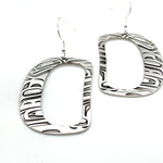 Grant Pauls Sterling Silver Earrings Ovoid -  -  - House of Himwitsa Art Gallery