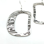 Grant Pauls Sterling Silver Earrings Ovoid -  -  - House of Himwitsa Art Gallery