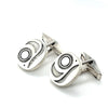 Grant Pauls Sterling Silver Cuff Links Salmon