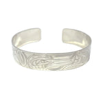 William Cook Hummingbird 1/2” Height x 6" Diameter Silver Bracelet - Lancaster John - Jewellery Sterling Silver Bracelets - House of Himwitsa Art Gallery