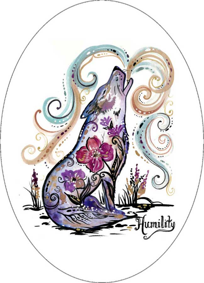 Sticker Carla Joseph Humility - Canadian Art Prints Inc. - Sticker - House of Himwitsa Art Gallery