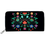 Embossed Wallet Lisa Berry Petals of Ancestry