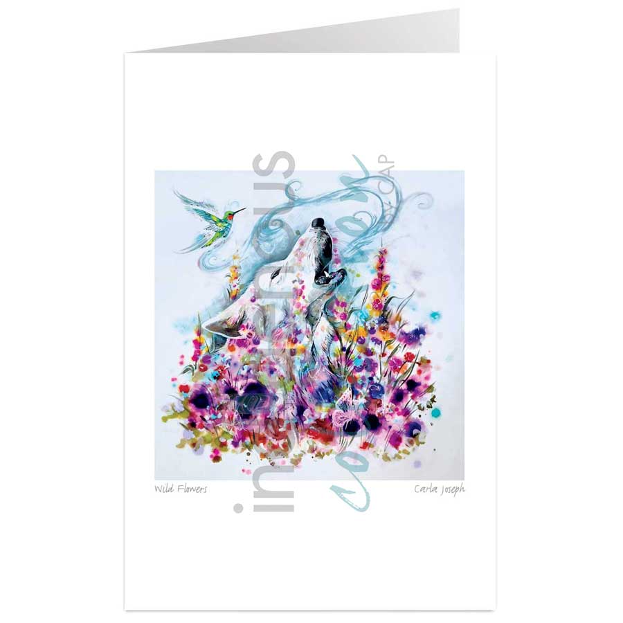 Art card Carla Joseph Wild Flowers
