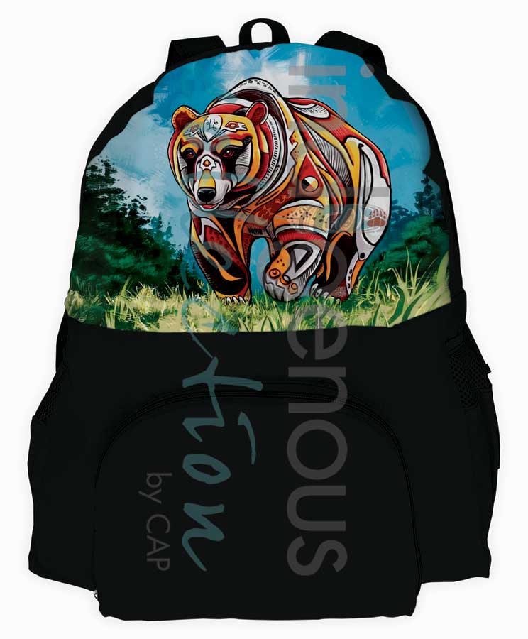 Backpack Stephanie White Spirit Bear