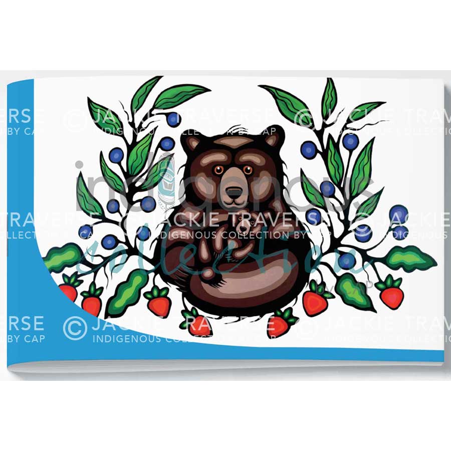 Notebook Lined Paper Jackie Traverse Mother and Cub