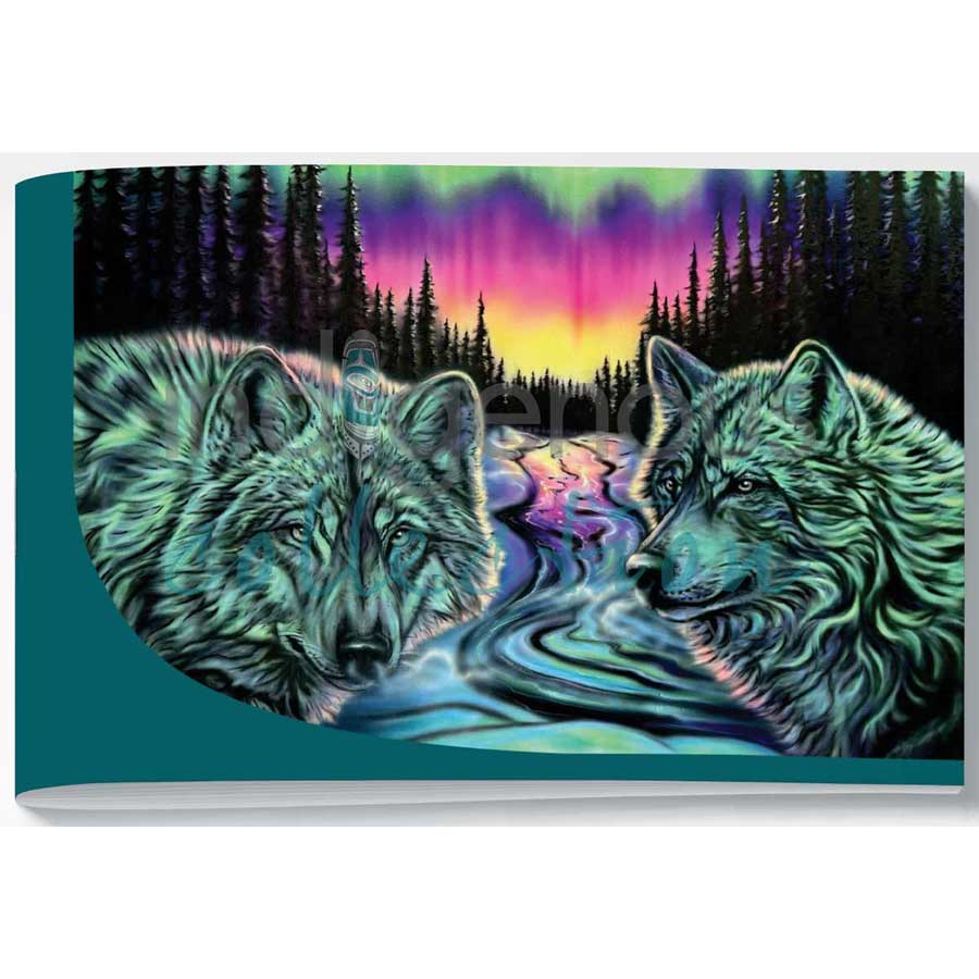 Notebook Lined Paper Amy Keller-Rempp Sky Dance- Wild Harmony