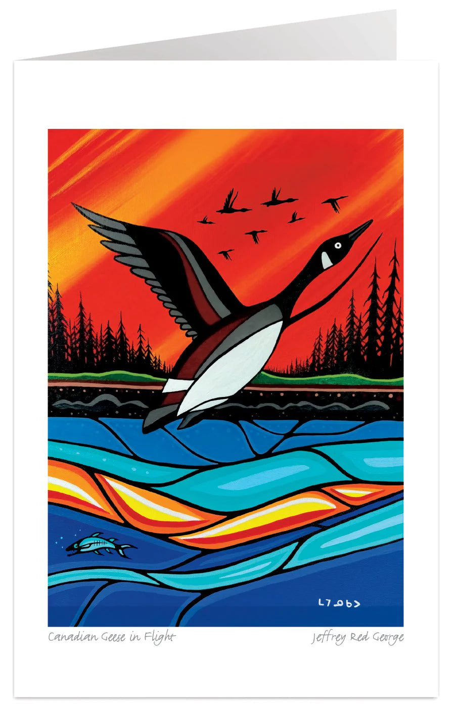 Art Card Jeffrey Red George Candian