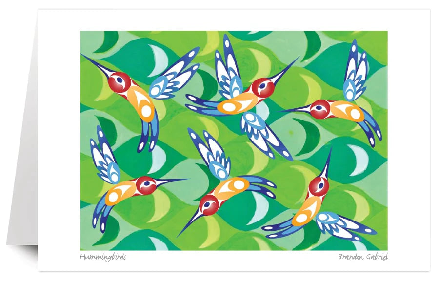 Art Card Brandon Gabriel Hummingbirds