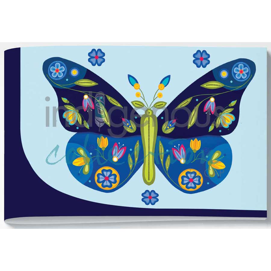 Notebook Lined Paper Lisa Berry Butterfly