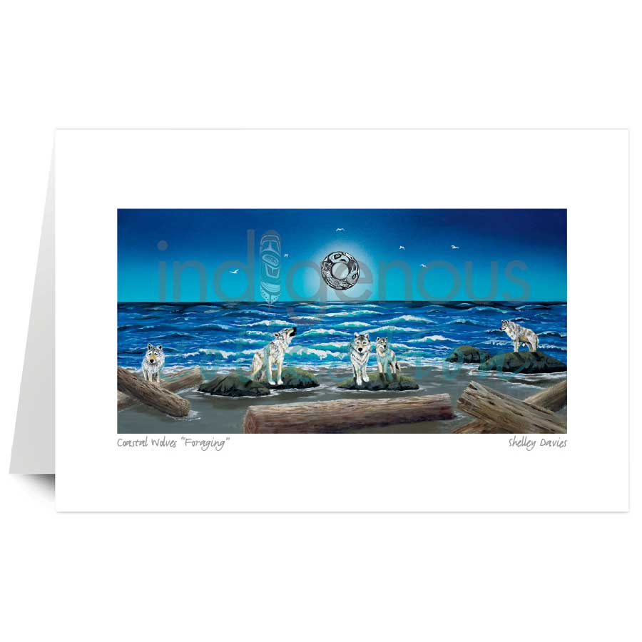 Art Card Shelley Davies Coastal Foraging