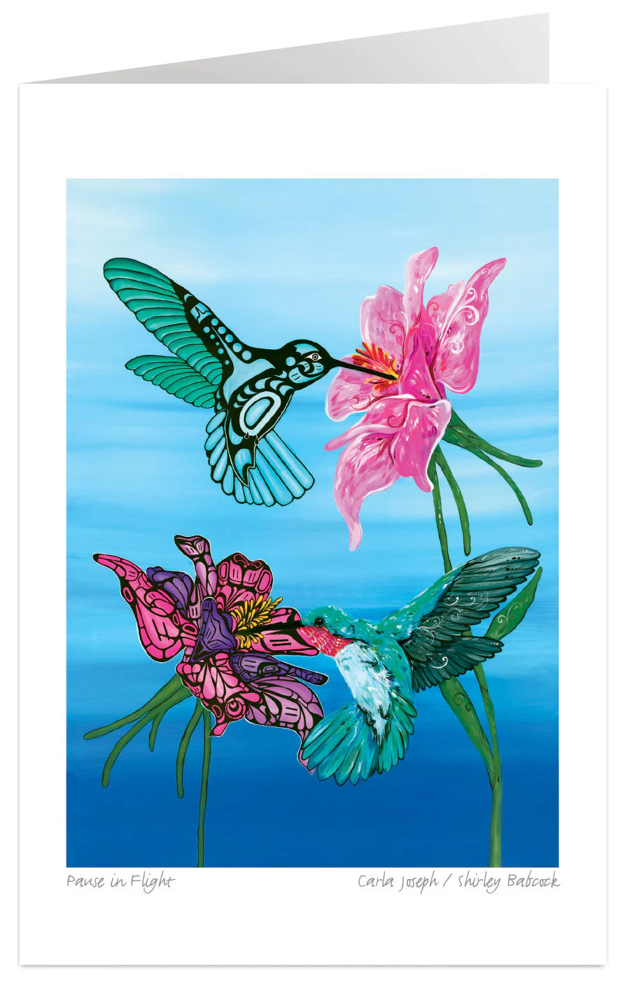Art Card Shirley Babcock & Carla Joseph Pause in Flight