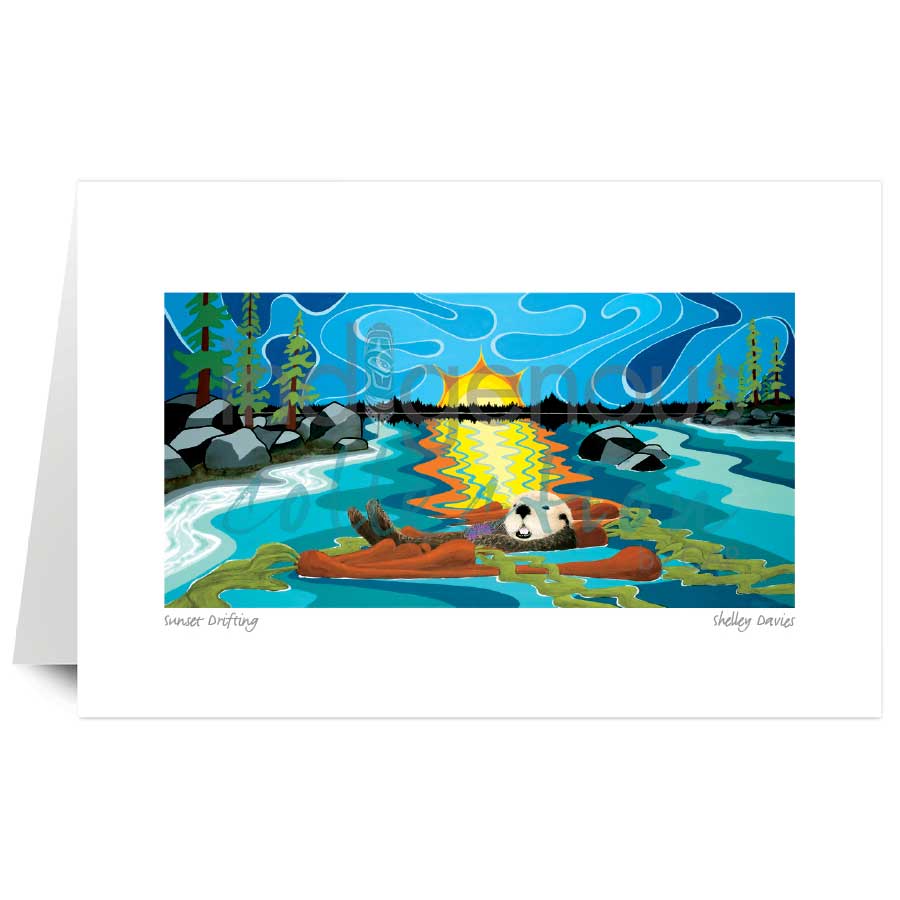 Art Card Shelley Davies Sunset Drifting