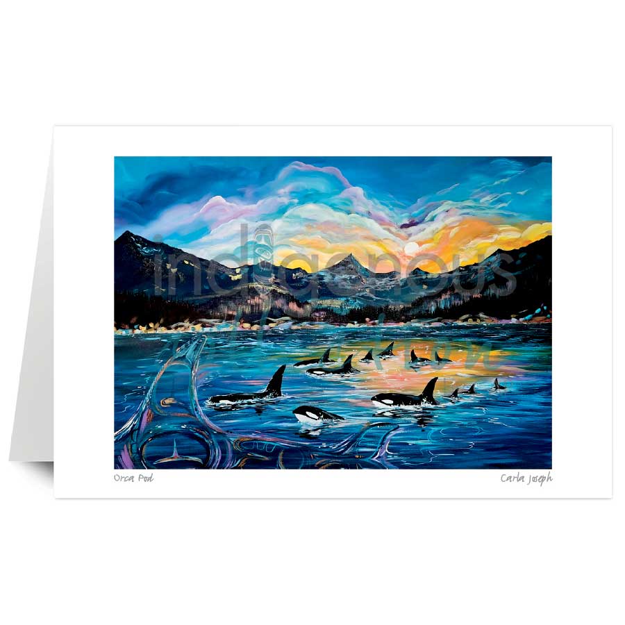 Art Card Carla Joseph  Orca Pod