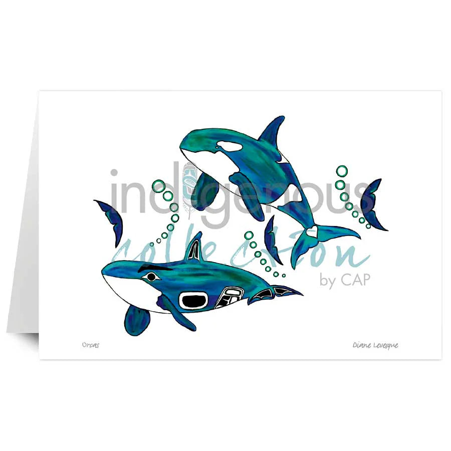 Art Card Diane Lavesque Orcas