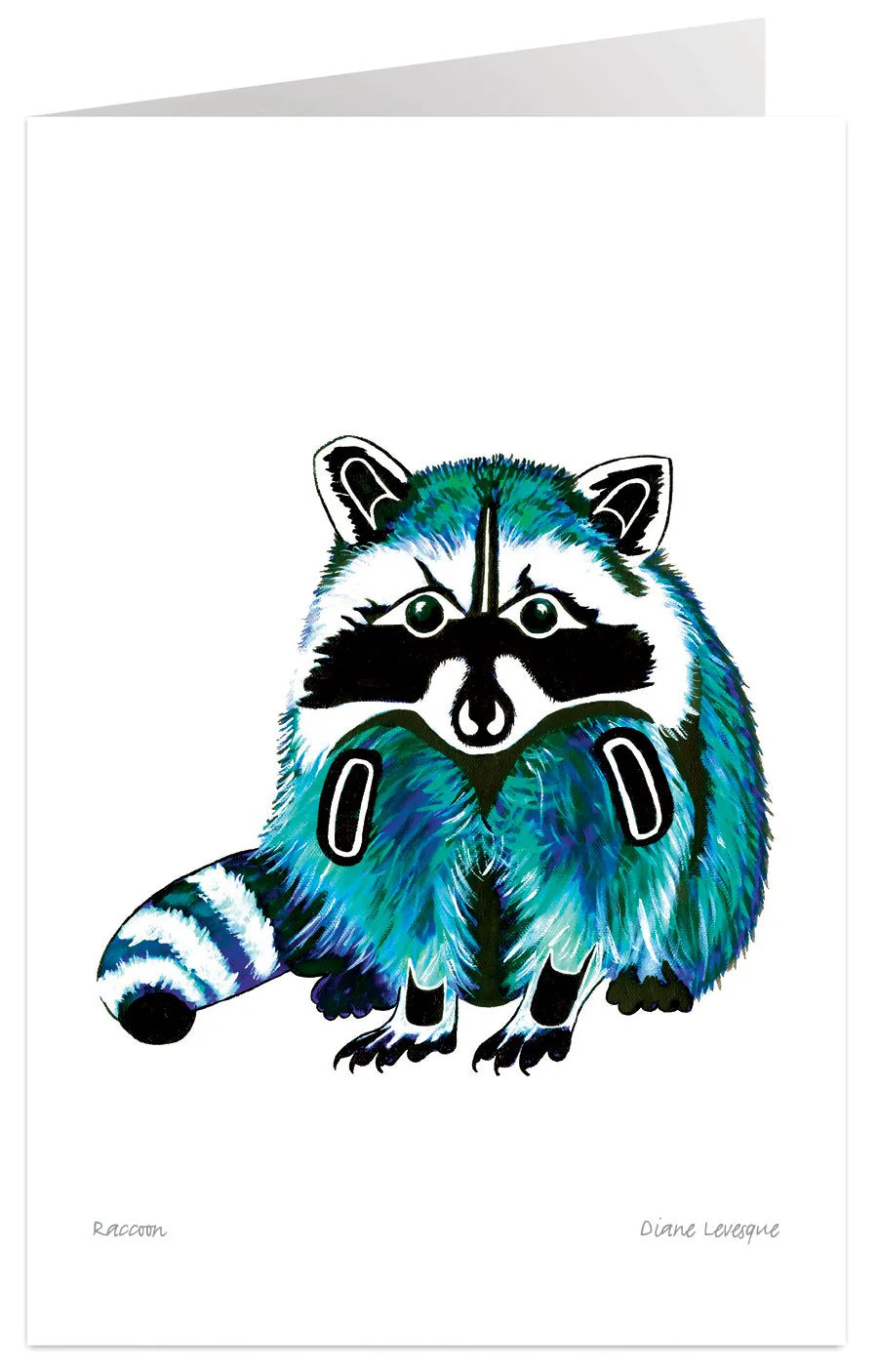 Art Card Diane Lavesque Racoon