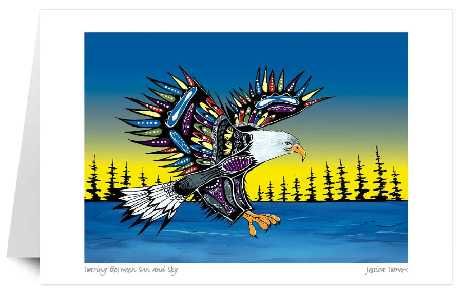 Art Card Jessica Somers Soaring Between Sun and Sky