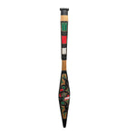 LAURENCE SCOW BEAR YELLOW CEDAR PADDLE 5 FEET -  - PANEL - House of Himwitsa Art Gallery