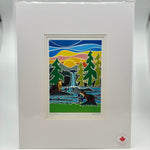 MATTED ART CARDS SHELLEY DAVIES - Canadian Art Prints Inc. - Matted Art Card - House of Himwitsa Art Gallery