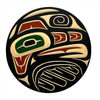 Valencia Bird Yellow Cedar Panel Thunderbird 9.5" -  - Carving - House of Himwitsa Art Gallery