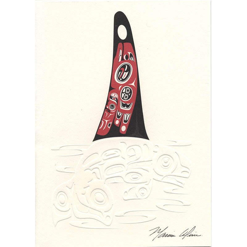 Marvin Oliver Journey Art Card - Marvin Oliver Journey Art Card -  - House of Himwitsa Native Art Gallery and Gifts