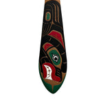 Ross Henderson Yellow Cedar Bear Paddle - Jerry Wolfman - PADDLES - House of Himwitsa Art Gallery