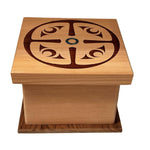 Shain Jackson Red Cedar Spindle Whorl Bentwood Box - Shain Jackson - Bentwood Box - House of Himwitsa Art Gallery