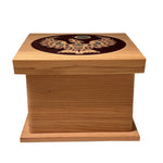 Shain Jackson Red Cedar Thunderbird Bentwood Box - Shain Jackson - Bentwood Box - House of Himwitsa Art Gallery
