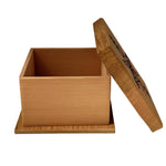 Shain Jackson Red Cedar Sun Bentwood Box - Shain Jackson - Bentwood Box - House of Himwitsa Art Gallery