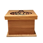 Shain Jackson Red Cedar Killer Whale Bentwood Box - Shain Jackson - Bentwood Box - House of Himwitsa Art Gallery