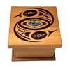 Shain Jackson Red Cedar Eagle Bentwood Box - Shain Jackson - Bentwood Box - House of Himwitsa Art Gallery