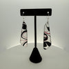 Corrine Hunt Silk Inspiration Earrings Red/Black