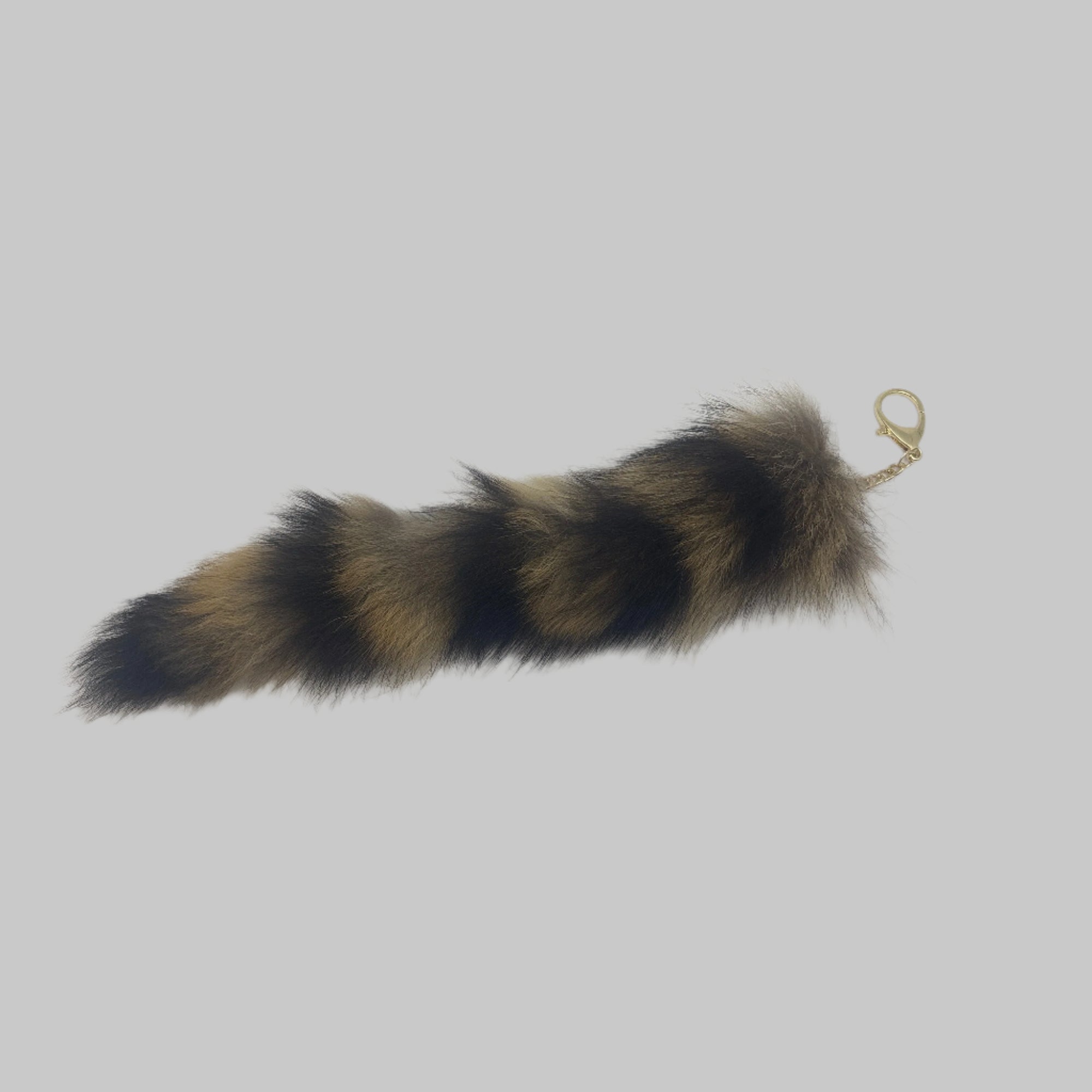 Raccoon Tails  Keychain -  - fur - House of Himwitsa Art Gallery