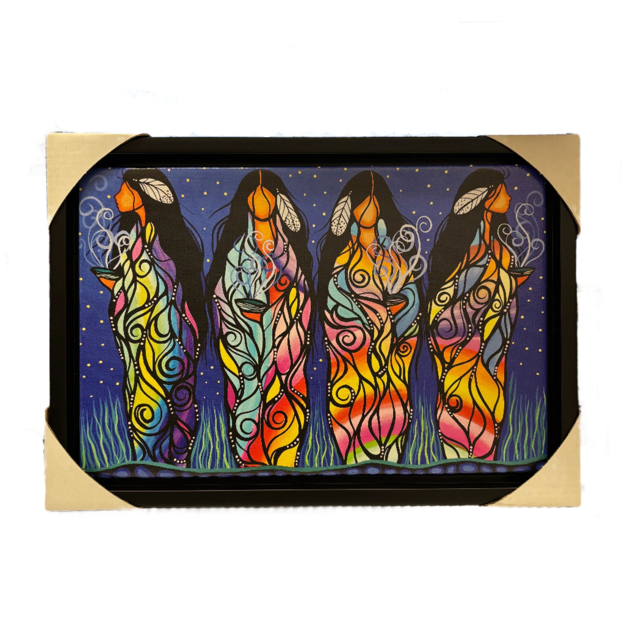 Canvas good medicine Jackie Traverse 12 x 18 -  - Canvas - House of Himwitsa Art Gallery