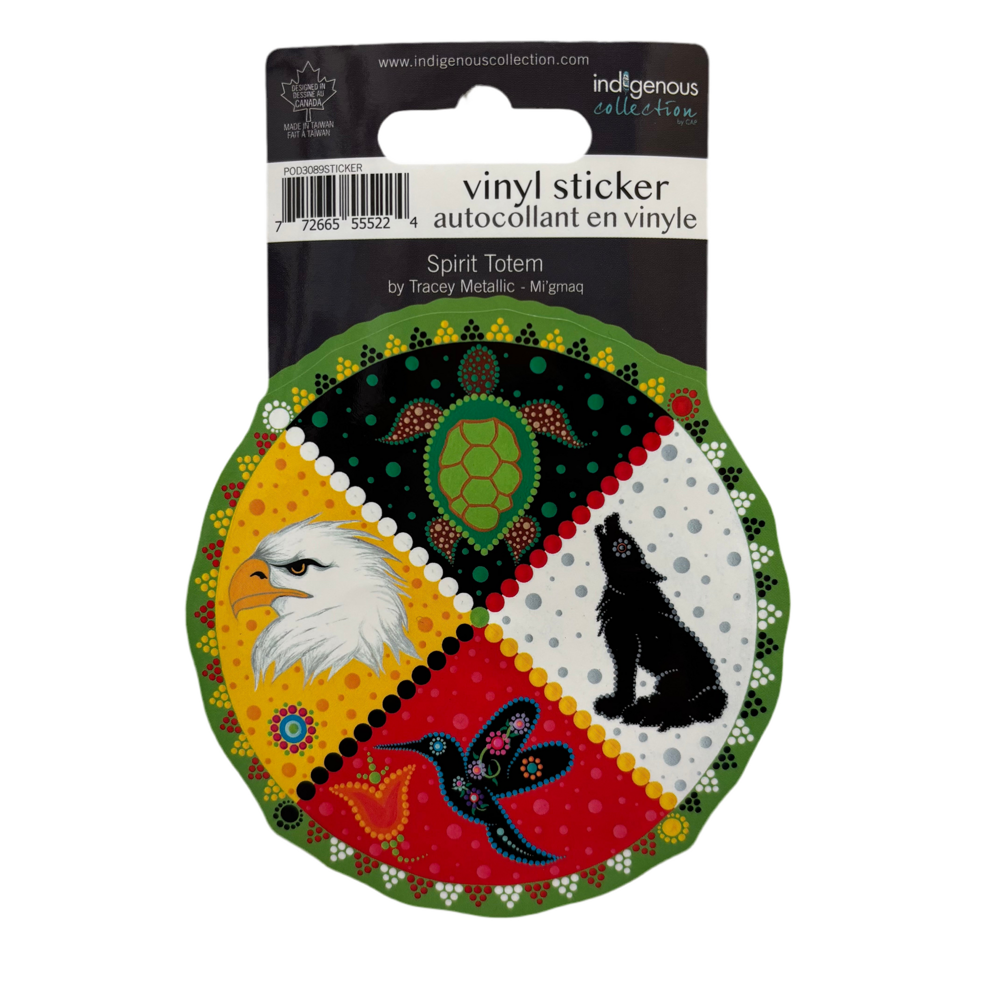 Vinyl Sticker Spirit Totem -  - Vinyl Sticker - House of Himwitsa Art Gallery