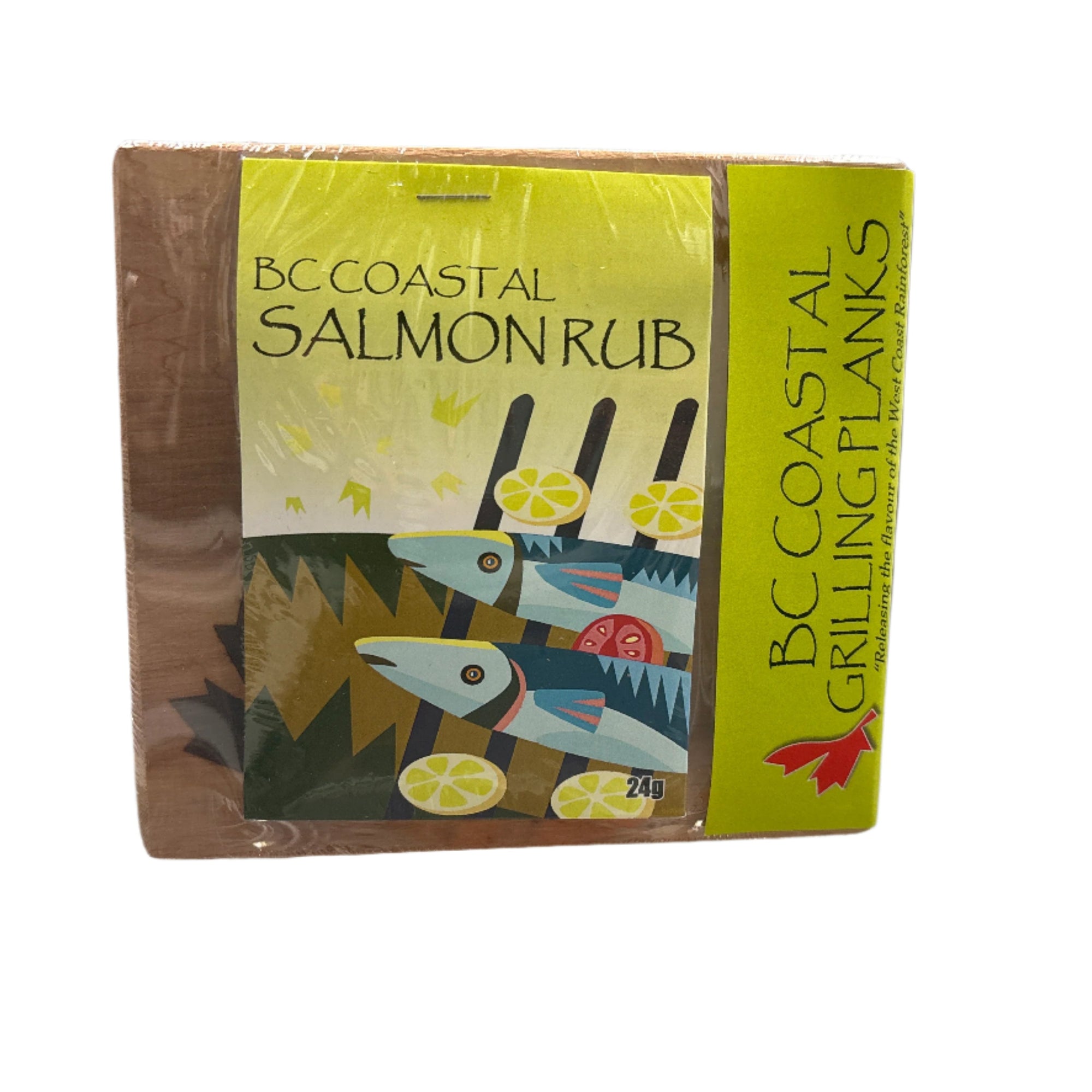 BC Coastal Cedar Premium Quad Salmon Lovers w Salmon Rub