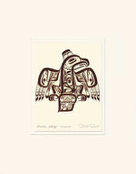 MATTED ART CARDS BILL REID -  - Matted Art Card - House of Himwitsa Art Gallery