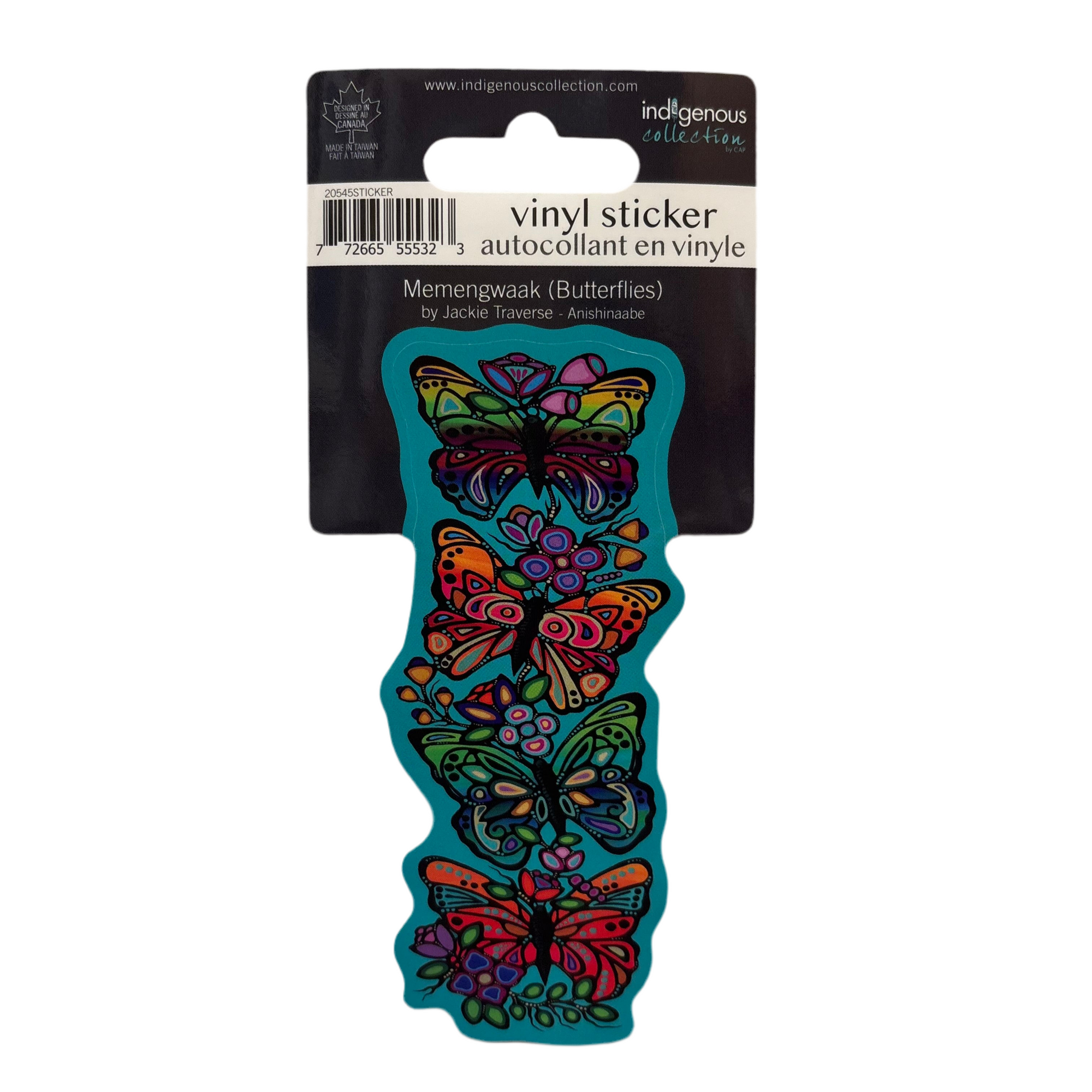 Vinyl Sticker Memengwaak (Butterflies) -  - Vinyl Sticker - House of Himwitsa Art Gallery