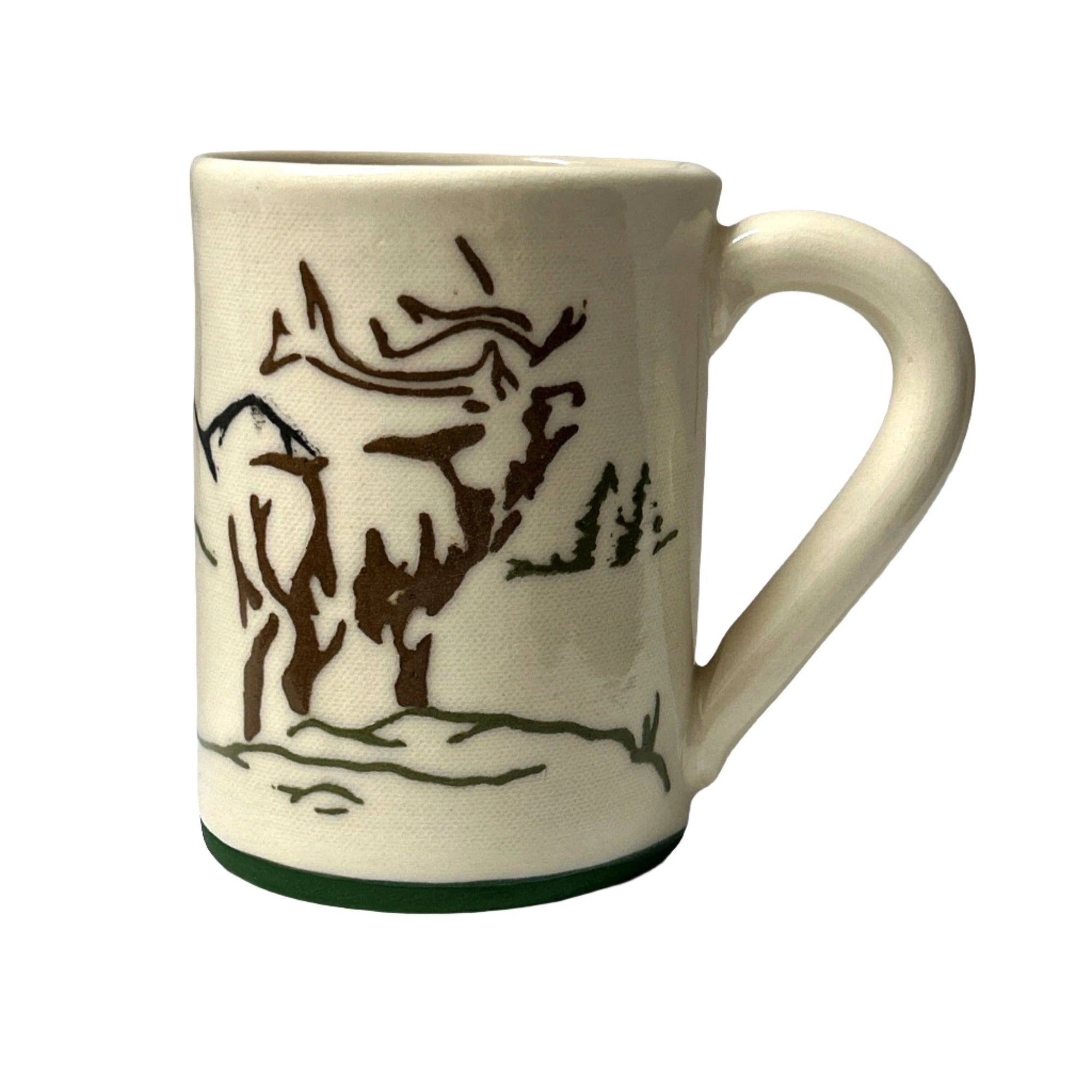 S Robertson Mug Elk -  -  - House of Himwitsa Art Gallery