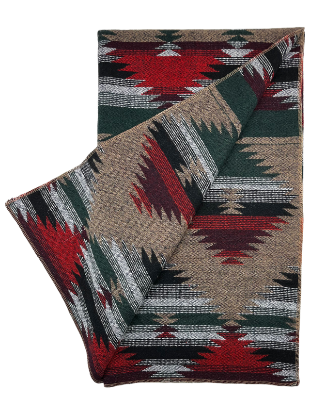 Buffalo Cross Throw Blankets - Western Varieties Wholesale In - Throw Blanket - House of Himwitsa Art Gallery