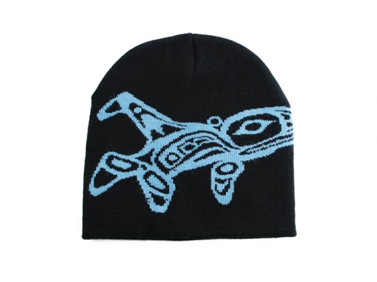 Toque Kelly Robinson Orca (Blue) - Toque Kelly Robinson Orca (Blue) -  - House of Himwitsa Native Art Gallery and Gifts
