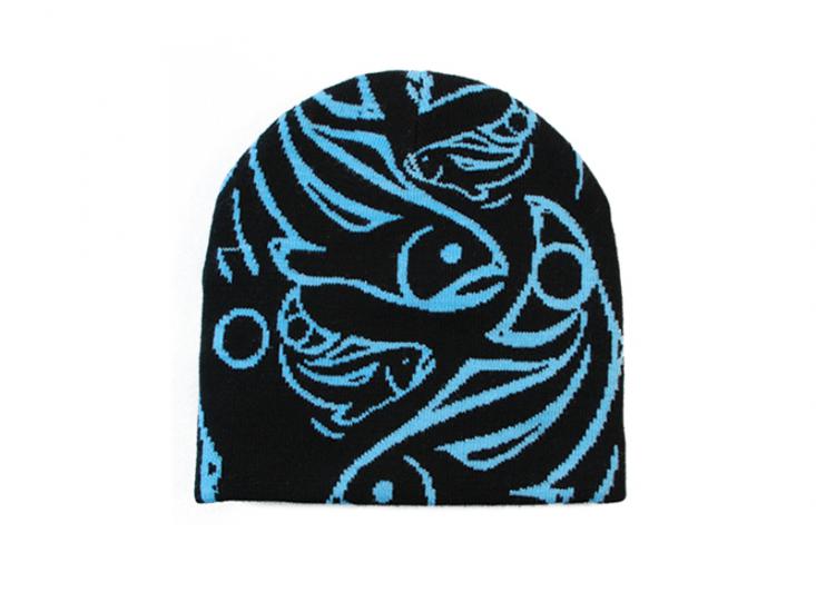 Toque Connie Dickens Salmon (Turquoise) - Toque Connie Dickens Salmon (Turquoise) -  - House of Himwitsa Native Art Gallery and Gifts