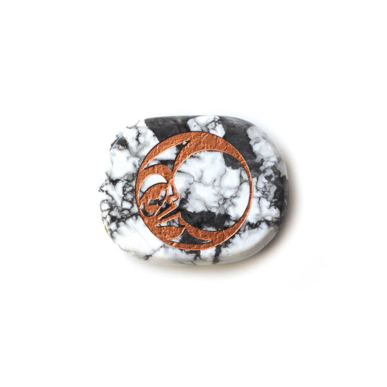 Spirit Stone Howlite Moon -  - Spirit Stone - House of Himwitsa Art Gallery