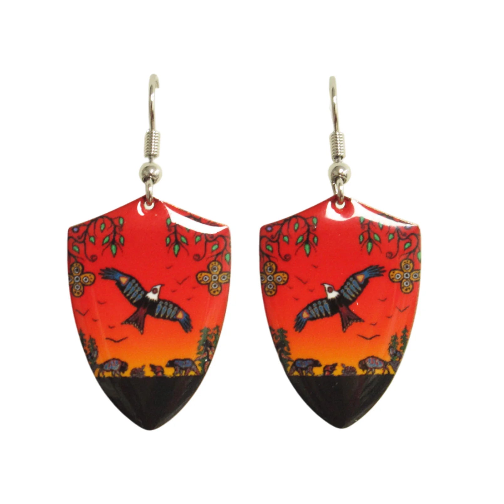 Cody Houle Seven Grandfather Teachings Gallery Collection Earrings -  - Earrings - House of Himwitsa Art Gallery