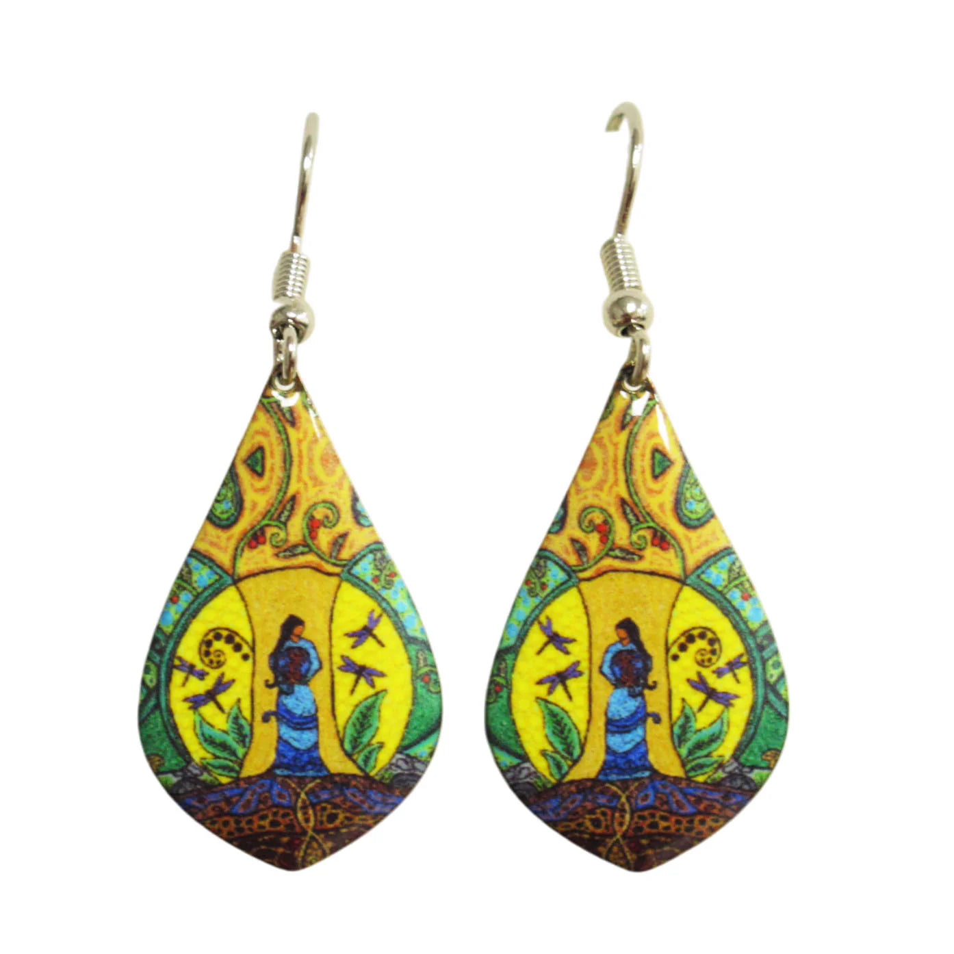 Leah Dorion Strong Earth Woman Gallery Collection Earrings -  - Earrings - House of Himwitsa Art Gallery