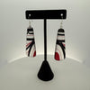 Corrine Hunt Silk Inspiration Earrings Red/Black